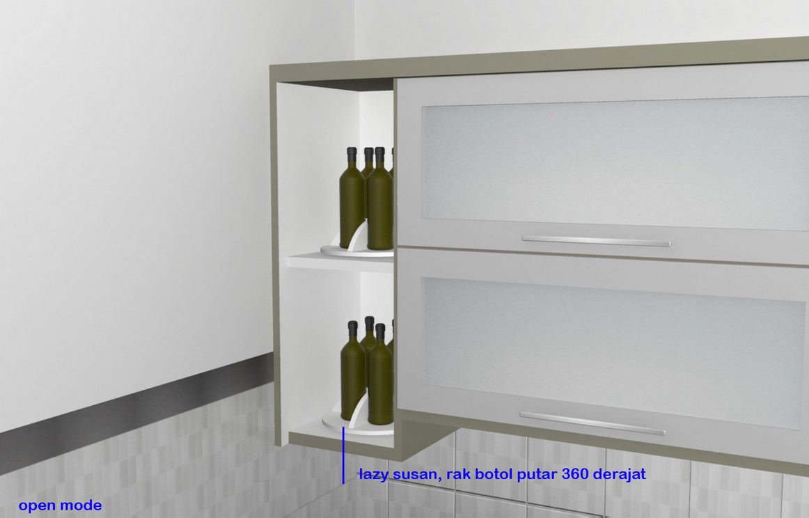 Kitchen Set Minimalis Pintu Kaca Engsel Hidrolis – Kitchen 